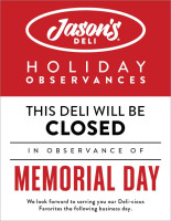 Memorial Day Closed All Day