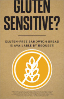 Gluten Free Counter Easels