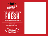 Graduate Yard Sign