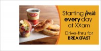 Drive Thru Breakfast Banners - 6x3