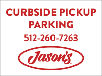 Curbside Pick-Up Yard Sign