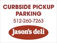 Curbside Pick-Up Yard Sign