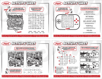 Kids Activity Sheets
