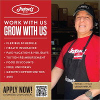 Now Hiring Window Cling