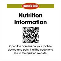 QR Code Nutrition Cling